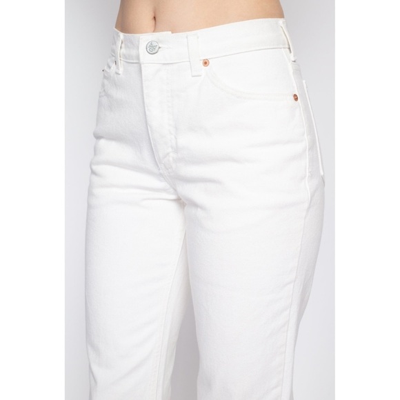Calvin Klein high rise skinny white denim 🤍 size 4 - Picture 6 of 14